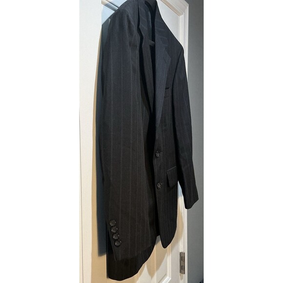 Oscar De La Renta Pinstripe Wool Cashmere Blend Blazer Jacket Sports Coat 38S - Picture 4 of 8